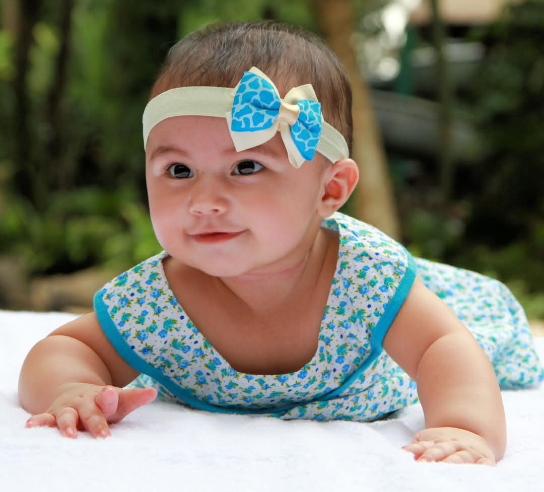 Then: as a baby
